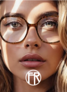 photo d'un mannequin portant des lunettes de femmes de la marque French Rétro